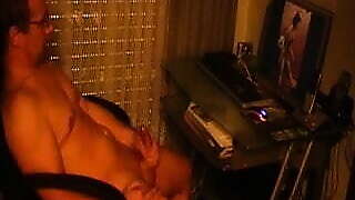 Masturbation at the PC