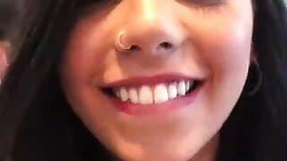 Horny brazillian teen loves to be fucked hard by her lover
