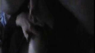 cumshot on tits and black jacket (private video)