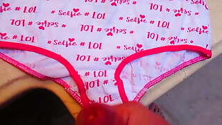 Cumming on cotton panties