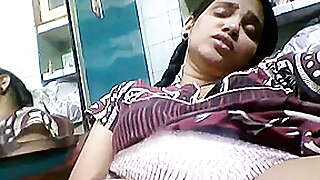 Indian Bank Employee Fingering Selfie - 6