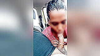 Desi Maid Obeys Commands And Performs A Marathon Blowjob In The Car