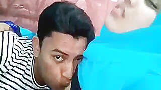 Bangladeshi College Lover Sucks On Her Boobs