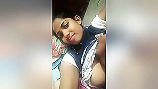 Today Exclusive- Cute Desi Girl Blowjob And Showing Her Boobs 2