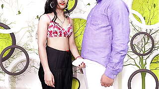 Indian step Daughter Seduces her Father for Sex and Blowjob with dirty talks
