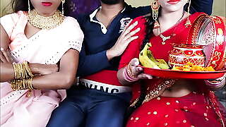 two wife fight sex with one lucky husband in hindi xxx video