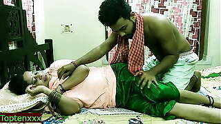 Indian teen boy fucking his hot xxx Malkin at home! with clear audio
