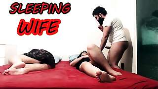 SHHH HORNY HUSBAND TRYING TO FUCK WIFE'_S TEEN !