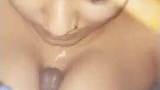 Bhabi hot wet boobs fuck &amp; blowjob