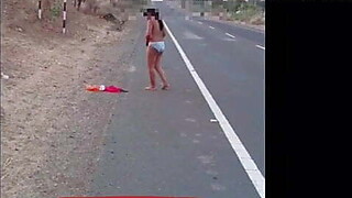 Pink Rahul Jaipur - Daring wife stripping nude on highway