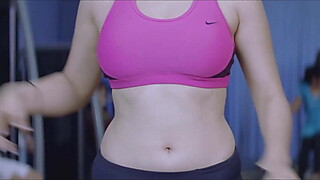 Hansika Sexy Fap Workout