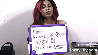 Horny Sex Teacher Giving Lesson How To Suck A Big Black Cock