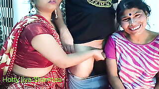 Indian hot step daughter and step son fuking in front of her step mom