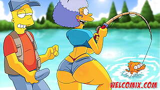 The best butt scenes from the Simptoons! Simpsons porn!