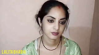 Blowjob, pussy licking and fucking sex video in hindi voice of Indian horny girl Lalita bhabhi