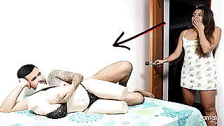 TANTALY - Oops, I caught my stepbrother masturbating! (Unexpected end)