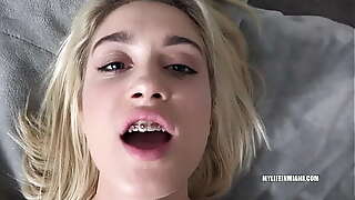Little slut is 2 months prego and horny as fuck