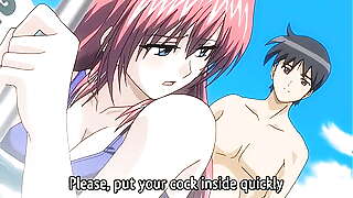 Step Sister Asks For Sex in the Pool - Hentai uncensored [Subtitled]