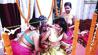 Tharki Burha Nikala Suhagraat manane apne teen nai nawali Biwiyon ke sath aur Kia Kand ( Hindi Audio )