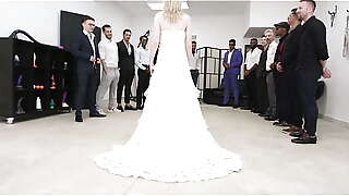 Wedding celebration with guests (WET), 14on1, DAP, Gapes, ButtRose, Pee Drink, Pee Shower, Cum in Mouth, Swallow