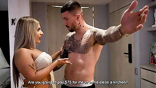 18 year old Colombian step-sister fucks her step brother'_s cuckold while her parents are away! Naty Delgado &amp_ Rauls Bud