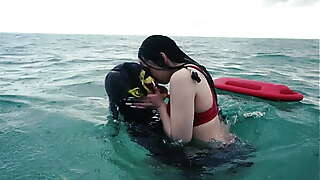 Queen Of Hell Fucks Gibby The Clown At Miami Beach After She Saves Him From Drowning
