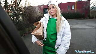 Public Agent Do you want to see my tacos XXX parody 18 year old blonde waitress