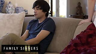 FAMILY SINNERS - Stepmom Bunny Madison Makes Her Stepson Ricky Spanish Feel Better After His Break Up
