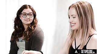 UP CLOSE - Gorgeous Leana Lovings &amp_ Scarlett Sage Have Amazing Soft Passionate &amp_ Romantic Sex