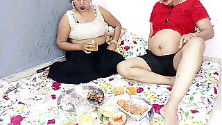 Indian hot threesome sex! Don'_t cum inside pussy!