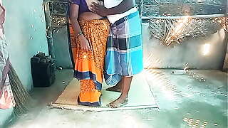 Indian step sister village home cleaning sex with brother
