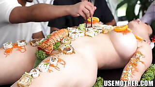 Busty Asian Chef Combines Freeuse Sex and Fine Dining Emerald Loves, Suki Sin, Nicky Rebel