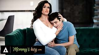STEPMOMMY&amp;#039;S BOY - Caring MILF Penny Barber Lets Her Neglected Stepson Cuddle Her Big Tits To Comfort Him