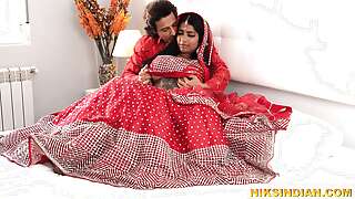 Real Indian Desi Teen Bride Fucked in Ass and Pussy on Suhaag Raat