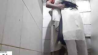 Cutest teen step sister had painful anal sex in bathroom