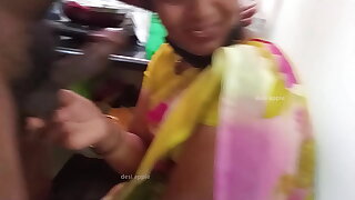 Hotel maid giving blowjob
