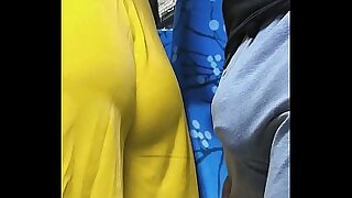Almost Caught In a Bus When a Dirty Stranger CUM In Her Hand